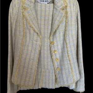 Teri Jon 2 Piece Jacket and Skirt